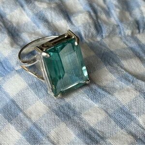 EUCGorgeous aquamarine ring